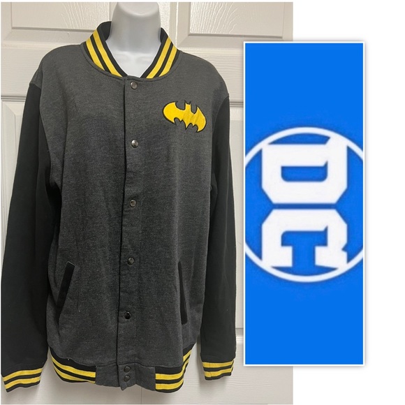 DC Comics Batman Button Up Coat - Picture 2 of 8